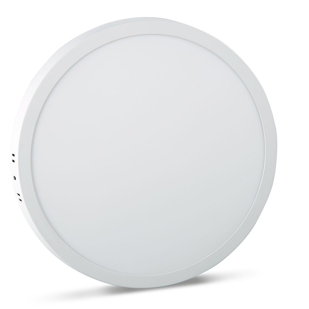 Noas YL14-2401 24W <span class='gun-isigi'>Gün Işığı</span> (3200K) Yuvarlak Sıva Üstü Led Panel Beyaz Çerçeve