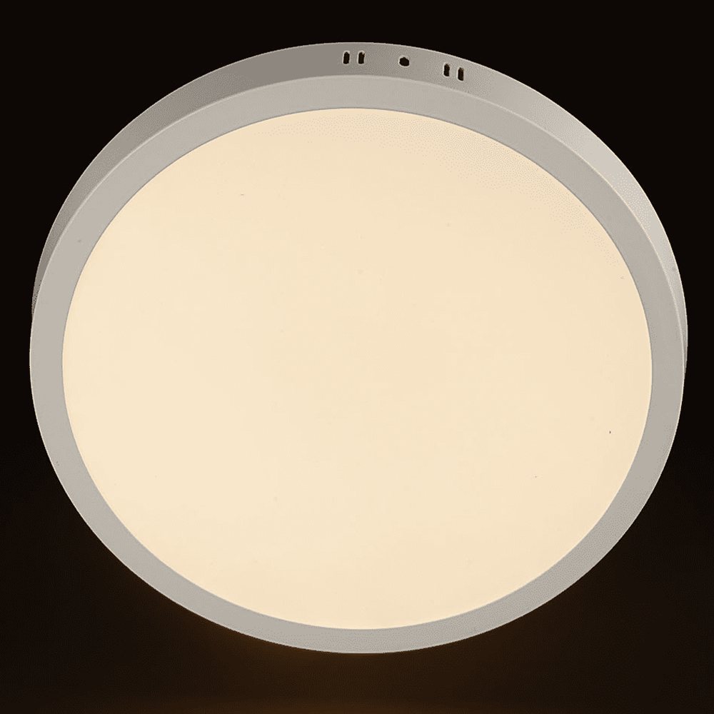 Noas YL14-2401 24W <span class='gun-isigi'>Gün Işığı</span> (3200K)  Yuvarlak Sıva Üstü Led Panel Beyaz Çerçeve