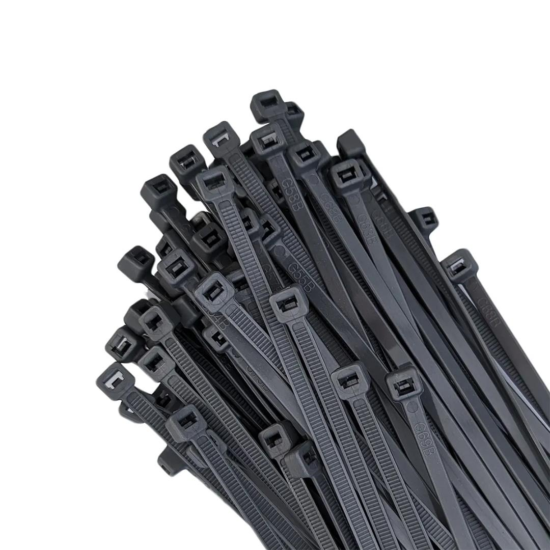 100'lü Paket Çet-San Siyah Kablo Bağı (4,8mm/300mm)