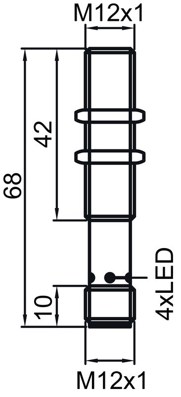 Leuze IS 112 MM/4NO-4E0-M12 | 50129878 Endüktif Sensör